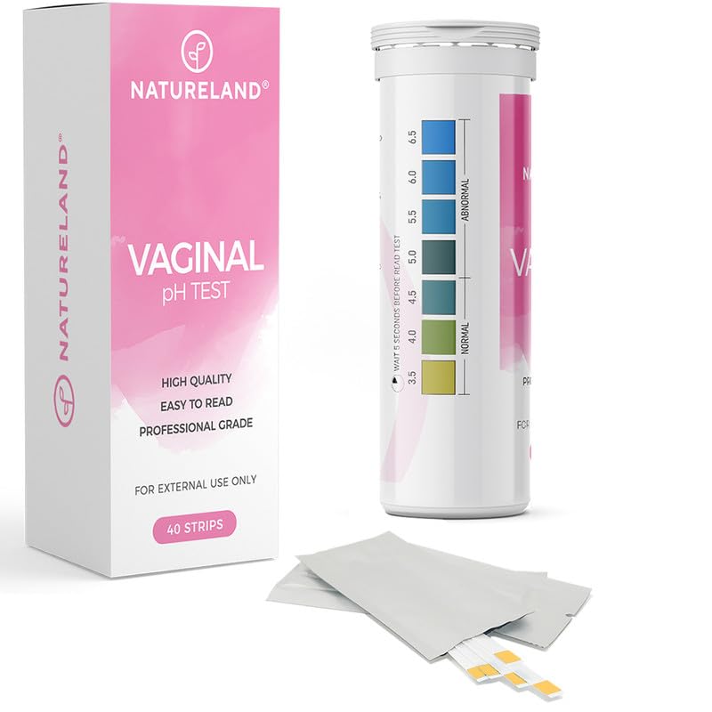 Natureland Vaginal Health pH Test Strips, Feminine pH Test, Value Pack Natureland uk supplements