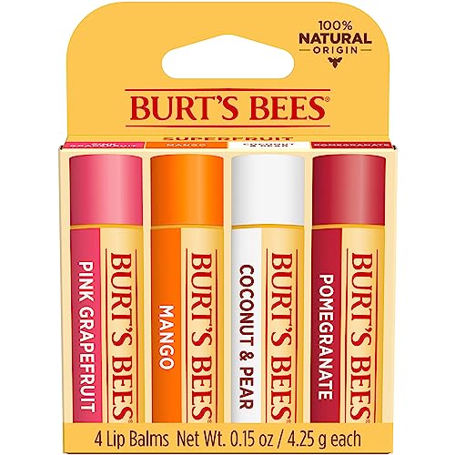 Burt's Bees 100% Natural Moisturizing Lip Balm (Superfruit) Burt's Bees uk supplements
