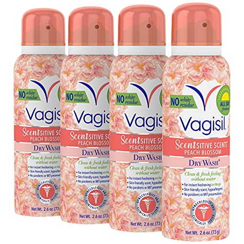 Vagisil Scentsitive Scents Feminine Dry Wash Deodorant Spray for Women, Gynecologist Tested Vagisil uk supplements