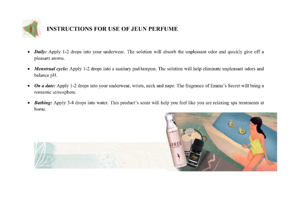 MATXI S.G Combo IFree -Daily Intimate Wash- Feminine Care Wash 120ml & Inner Perfume Jeun 5ml MATXI S.G uk supplements
