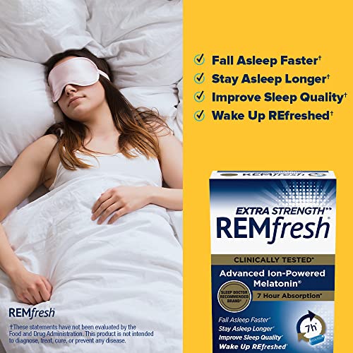 REMfresh 2mg Advanced Melatonin Sleep Aid Supplement (36 Caplets) REMfresh uk supplements