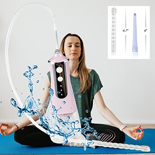 JZCXword Automatic Electric Enema Bulb with 3 Enemas Tip & 3 Mode 19.7in Silicone Tubing Anal JZCXword uk supplements
