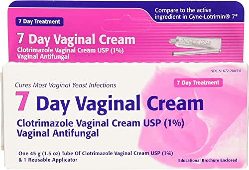 Taro Clotrimazole 7 Vaginal Cream 45 g (Pack of 4) TARO uk supplements