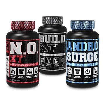 Jacked Factory N.O. XT Nitric Oxide Supplement, Build-XT Muscle Builder, & Androsurge Jacked Factory uk supplements