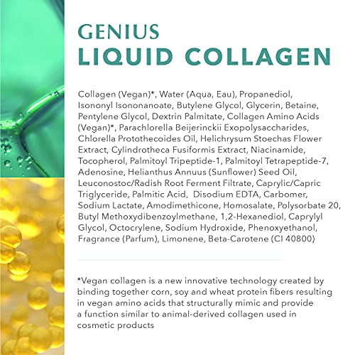 Algenist GENIUS Liquid Collagen - Vegan, Plant-Based Collagen Dropper with Vitamin E & Omega 3 ALGENIST uk supplements