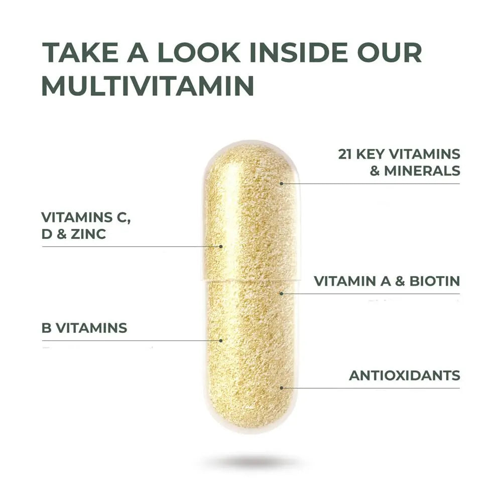 Primal Harvest Primal Multivitamin - Daily Multi-Vitamin Supplement with 21 Essential Vitamins & Minerals for Women & Men (2 Pack (30 Count)) Primal Harvest uk supplements