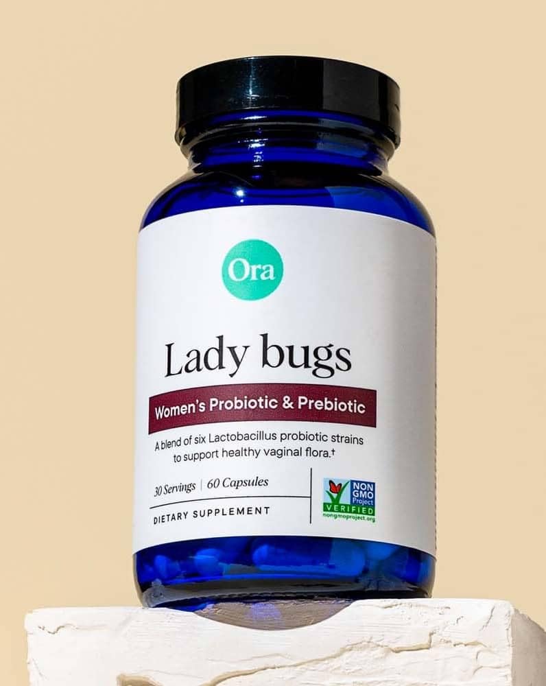 Ora Organic Prebiotics and Probiotics for Women - Lactobacillus for Vaginal and Urinary Tract Health, Contains 16 Billion CFU, 6 Strains - 1 Month Supply, 60 Vegan Probiotic Capsules Ora Organic uk supplements