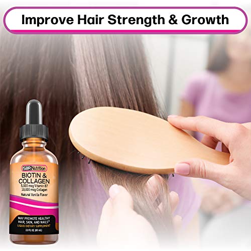 SBR Nutrition Biotin and Collagen Liquid Drops Daily Food Supplement, Vitamins SBR Nutrition uk supplements