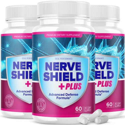(3 Pack) Nerve Shield Plus Pills Original Supplement Advanced Nerve Formula IDEAL PERFORMANCE uk supplements