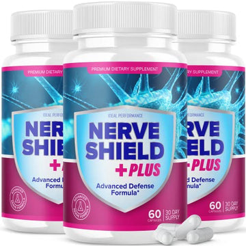 (3 Pack) Nerve Shield Plus Pills Original Supplement Advanced Nerve Formula IDEAL PERFORMANCE uk supplements