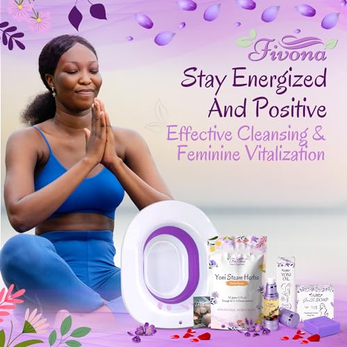 FIVONA Yoni Care Kit 4 in 1 - pH Balanced Natural Yoni Oil, Herbal Bar Soap for Feminine V Wash, Detox FIVONA uk supplements