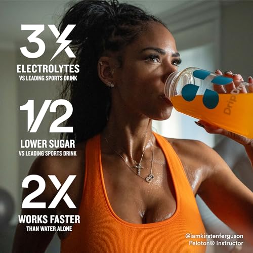 DripDrop Hydration - Electrolyte Powder Packets - Watermelon, Berry, Orange, Lemon DripDrop uk supplements