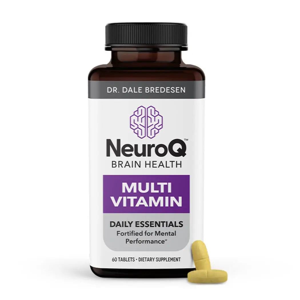 NeuroQ Daily Essentials Multivitamin – High‑Potency Brain & Body Support with Choline 550 mg, PQQ, CoQ10, Alpha Lipoic Acid LifeSeasons uk supplements