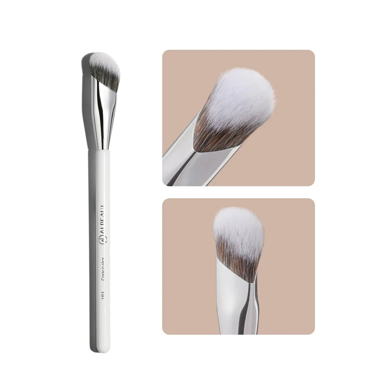 Albeaut Concealer Brush, Angled Under Eye Makeup Small Foundation Precision Face Blending Brush (193 concealer brush) ALBEAUT uk supplements