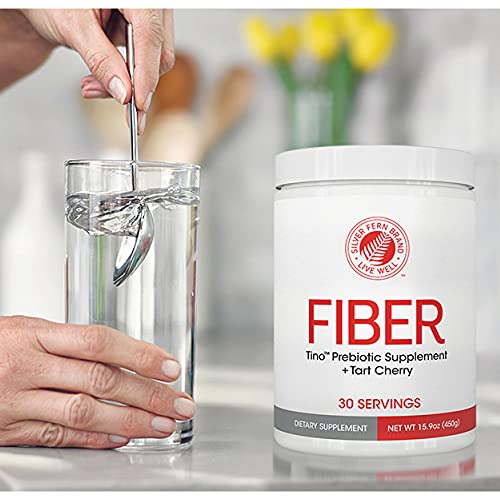 Tino Natural Gluten Free Prebiotic Fiber Supplement - with Tart Cherry Extract & Polycan Silver Fern uk supplements