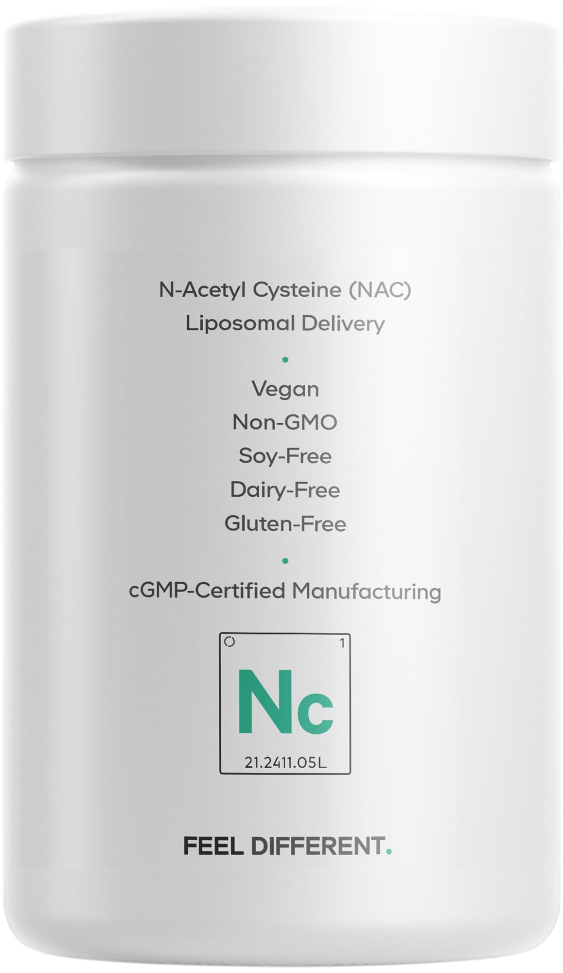 Codeage Liposomal NAC Supplement - N-Acetyl L-Cysteine Amino Acid - 2 Month Supply - Free-Form NAC - Phospholipid Complex - Vegan, Non-GMO, Gluten-Free, Dairy-Free - 120 Capsules Codeage uk supplements