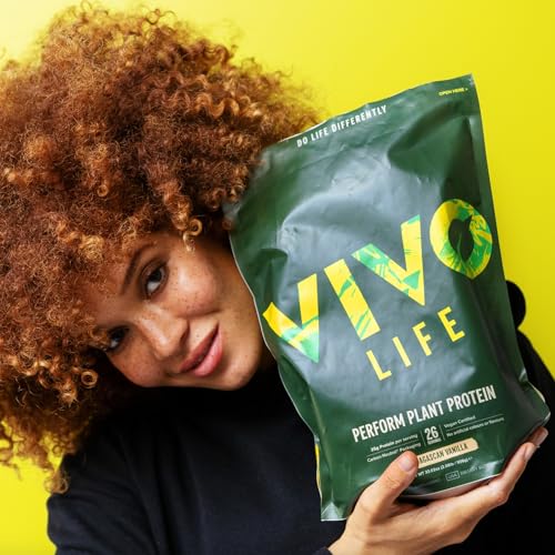 Vivo Life Perform Raw Cacao Flavour Vegan Protein Powder - BCAA Pea & Hemp Blend Vivo life uk supplements