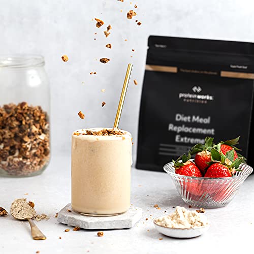 Protein Works - Diet Meal Replacement Extreme Shake, 200 Calorie Meal, High Protein Meal Protein Works uk supplements
