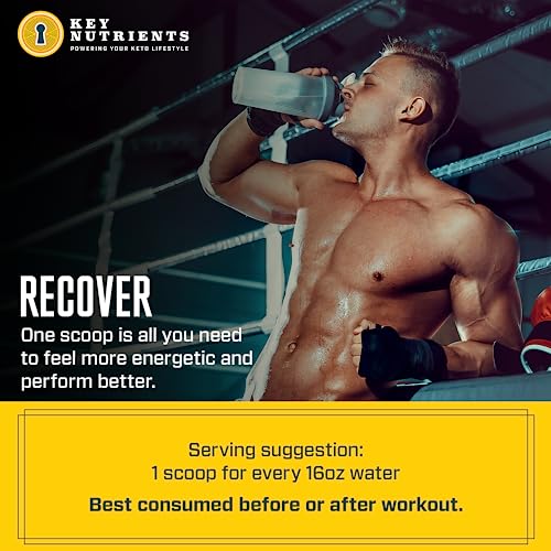 Key Nutrients Electrolytes Powder - Tropical Peach Mango Drink Mix 90 Servings KEY NUTRIENTS uk supplements