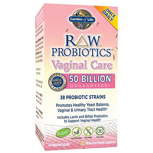 RAW Probiotics Vaginal Care-50 Billion Garden of Life 30 VCaps Garden of Life uk supplements