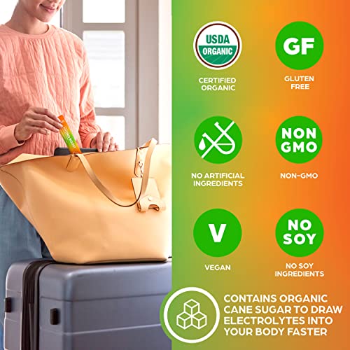 Orgain Organic Hydration Packets, Electrolytes Powder - Mango Hydro Boost with Superfoo Orgain uk supplements