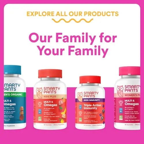 SmartyPants Teen Girl Multivitamin Gummies - Improved Formula: Omega 3 (DHA/EPA), Vitamin C, D3, B12, Vitamin A, K & Zinc SmartyPants uk supplements