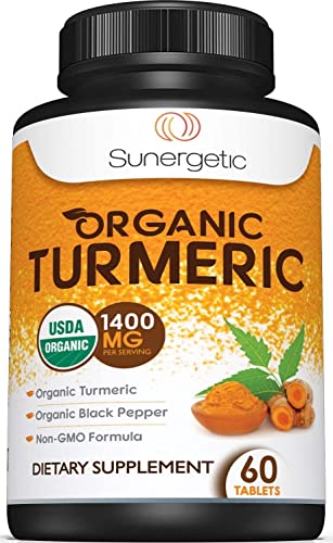 USDA Certified Organic Turmeric Supplement – Includes Organic Turmeric & Organic Black Sunergetic uk supplements