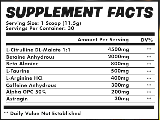 Orange Dreamsicle Pre Workout | The Best Tasting Pre Workout | Intense Increased Endurance Beta Bears uk supplements