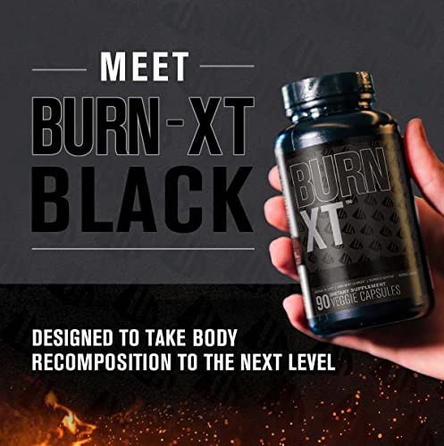Burn XT Black Thermogenic Fat Burner - Weight Loss Supplement, Appetite Suppressant Jacked Factory uk supplements