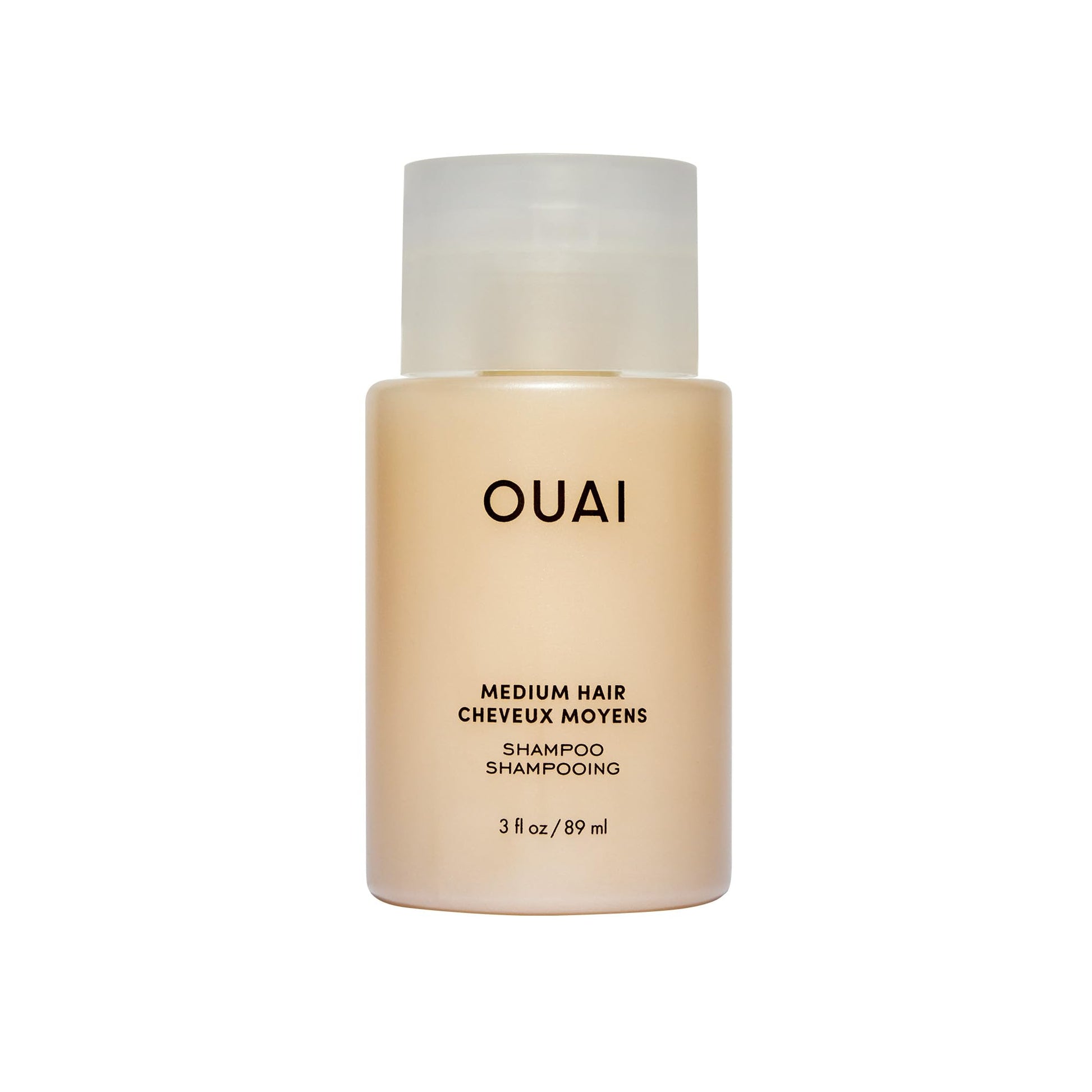 OUAI Medium Shampoo Travel Size - Hydrating Shampoo with Coconut Oil, Babassu, Kumquat Extract & Keratin - Strengthens, Nourishes & Adds Shine - Paraben & Sulfate Free Hair Care Products (3 Oz) OUAI uk supplements