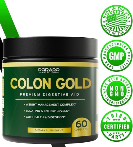 Colon Cleanse and Gut Detox for Weight Management & Digestive Support - Cascara Sagraoda DORADO NUTRITION uk supplements