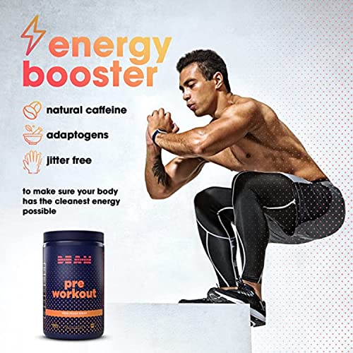 BEAM Pre-Workout Powder | Vegan Energy Booster Powdered Drink with All-Natural BEAM uk supplements