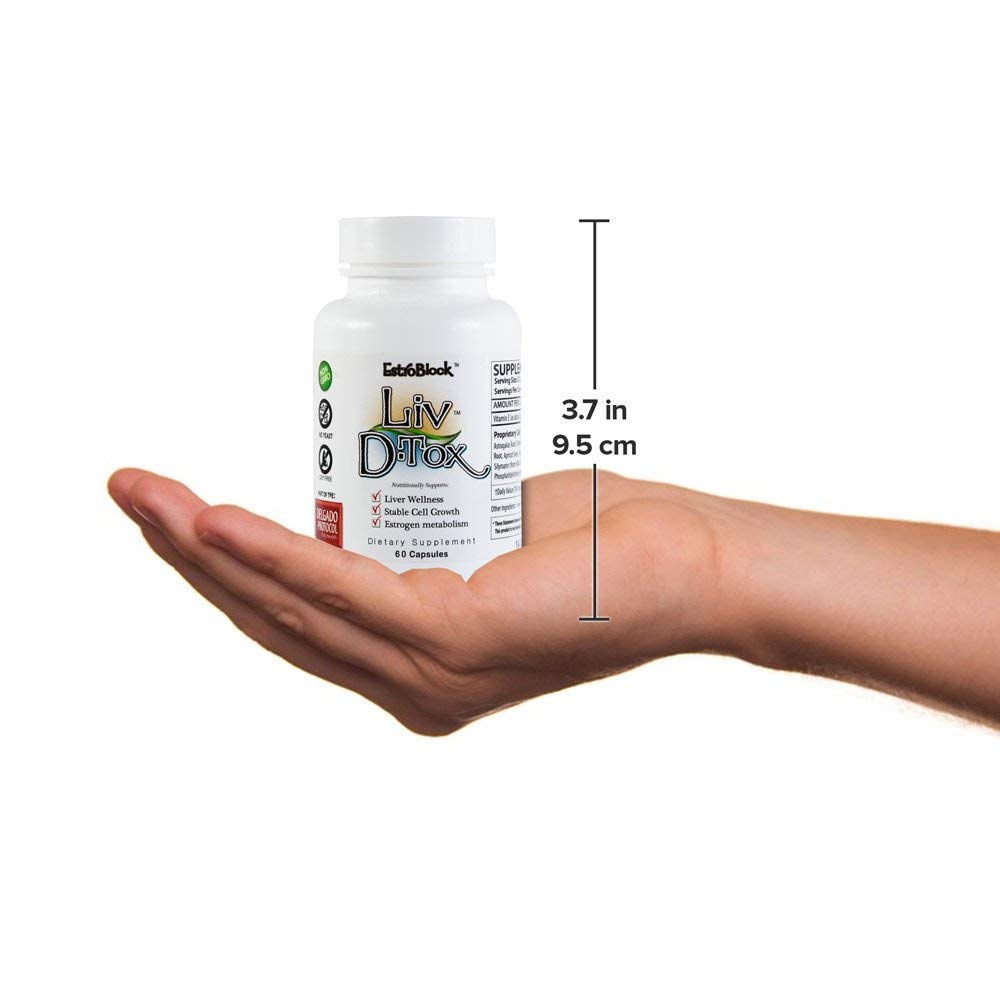 Liv D-Tox - 60 Capsules - Liver Detox and Cleanse Support Health Supplement, with Turmeric The Delgado Protocol for Health uk supplements