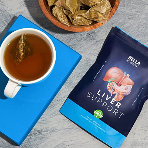 Bella All Natural Liver Detox Drink - Liver Cleanse Detox & Repair Tea with Blessed Thistle Bella All Natural uk supplements