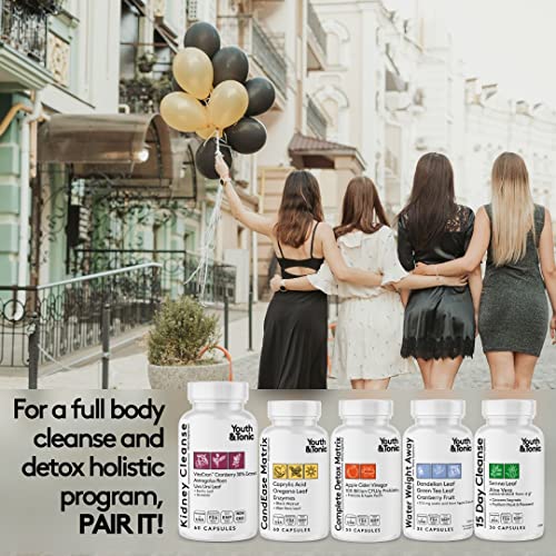 Youth & Tonic Kidney Cleanse Detox for Residual Metabolic Waste & Excess Body Water Youth & Tonic uk supplements