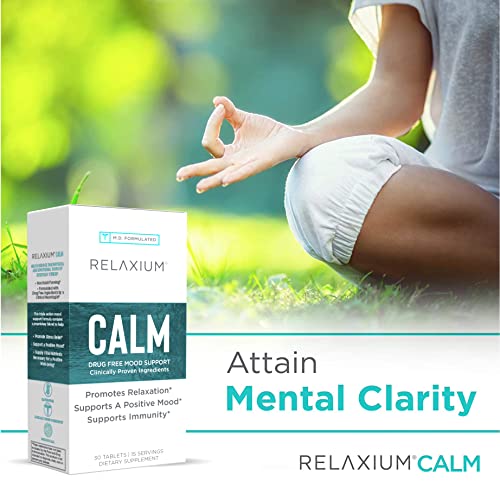 Relaxium Calm, Non-Habit Forming, Stress and Mood Support Supplement Relaxium uk supplements
