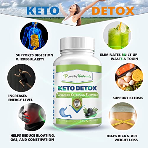 Power By Naturals Keto Colon Cleanser & Detox - Rapid Weight Loss Pills, Gut Health Power By Naturals uk supplements