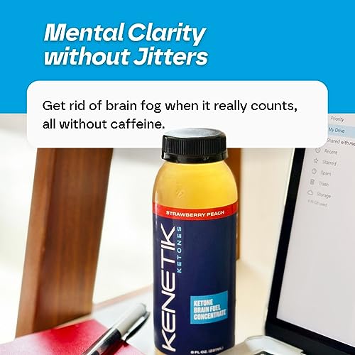 KENETIK Clean Energy Drink Mix, Sugar Free & Caffeine Free Drinkable Ketones For Energy Kenetik uk supplements