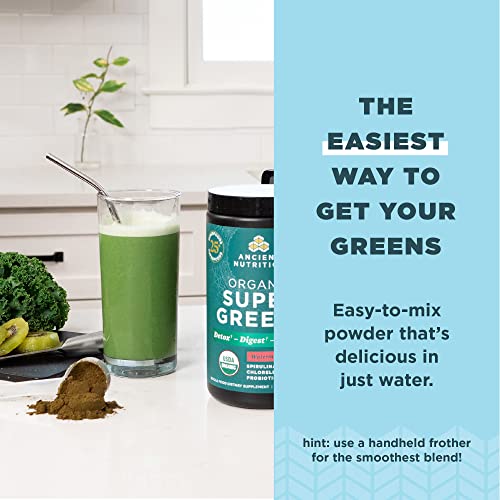 Ancient Nutrition Organic Watermelon Supergreens, 8.82 OZ Ancient Nutrition uk supplements