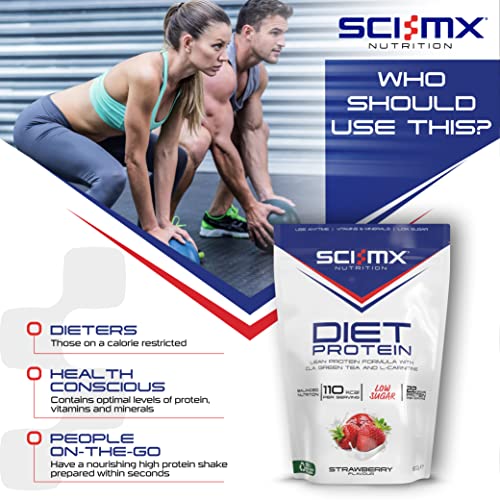 SCI-MX Diet Protein, High Protein, Low Sugar, Low Fat Lean Protein Formula Powder with Added CLA SCI-MX uk supplements