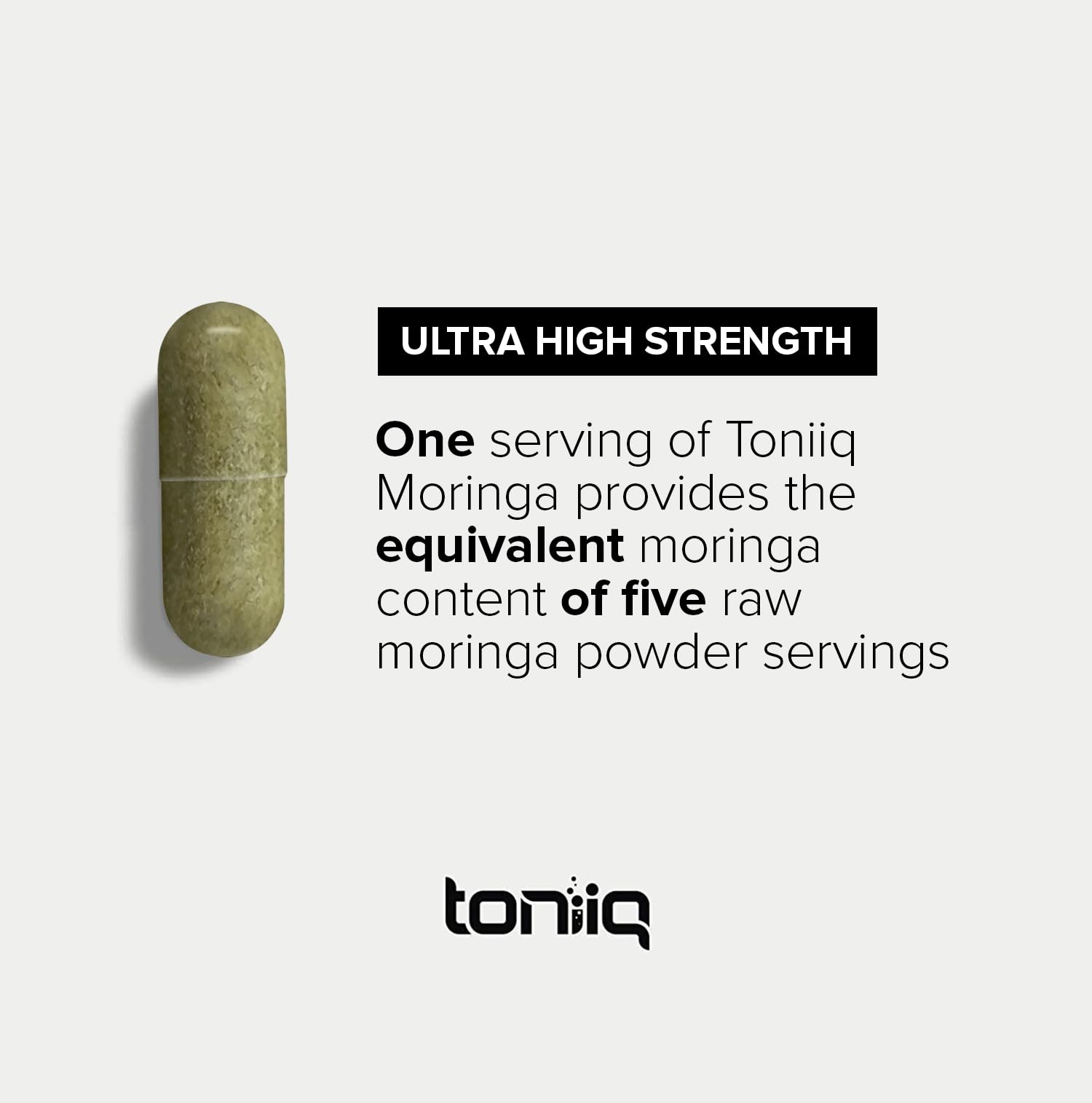 Highly Potent Full Spectrum Indian Moringa Extract - 30% Third-Party Tested Protein Toniiq uk supplements