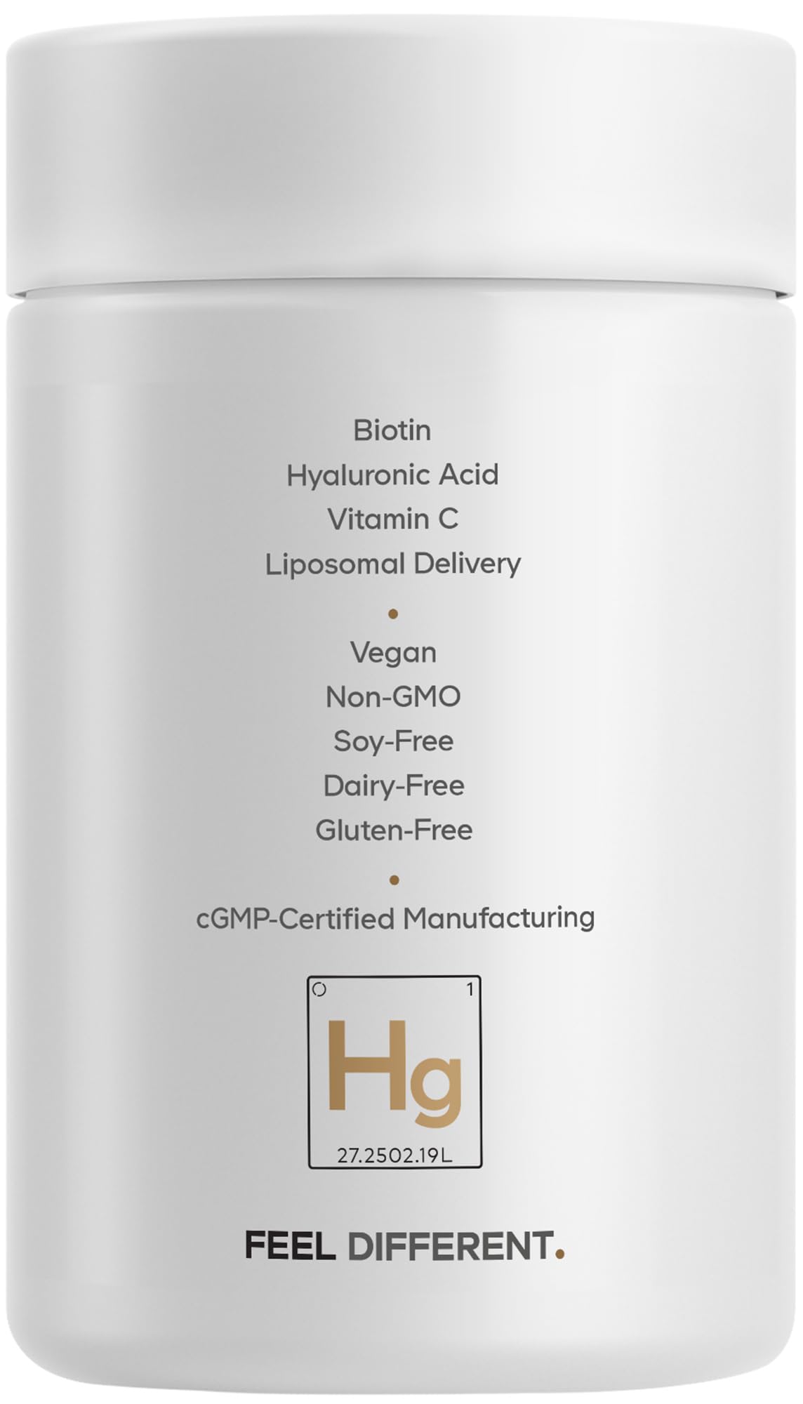 Codeage Hair Growth + Smooth Skin Max Vitamins Supplement - Patented Lustriva & SOD B Dimpless Superoxide Dismutase - Hair Growth Health Skin Cellulite Support - Biotin, Vitamin C, MSM - 30 Capsules Codeage uk supplements