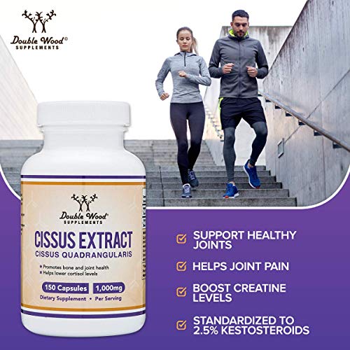 Cissus Quadrangularis Super Extract, 150 Capsules, Manufactured in The USA, Dietary Double Wood Supplements uk supplements