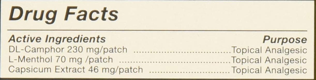 Tiger Balm Pain Relieving Patch, Large 4 Each, 4 Count, Pack of 2 Tiger Balm uk supplements