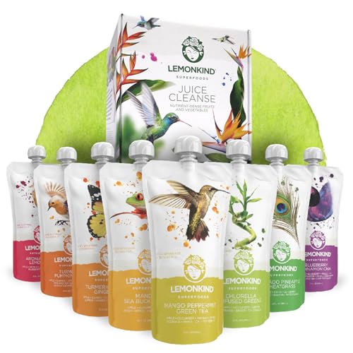 LEMONKIND 1-Day CORE Colon Juice Cleanse: Detoxing, Weight Loss Support, Boost LEMONKIND uk supplements