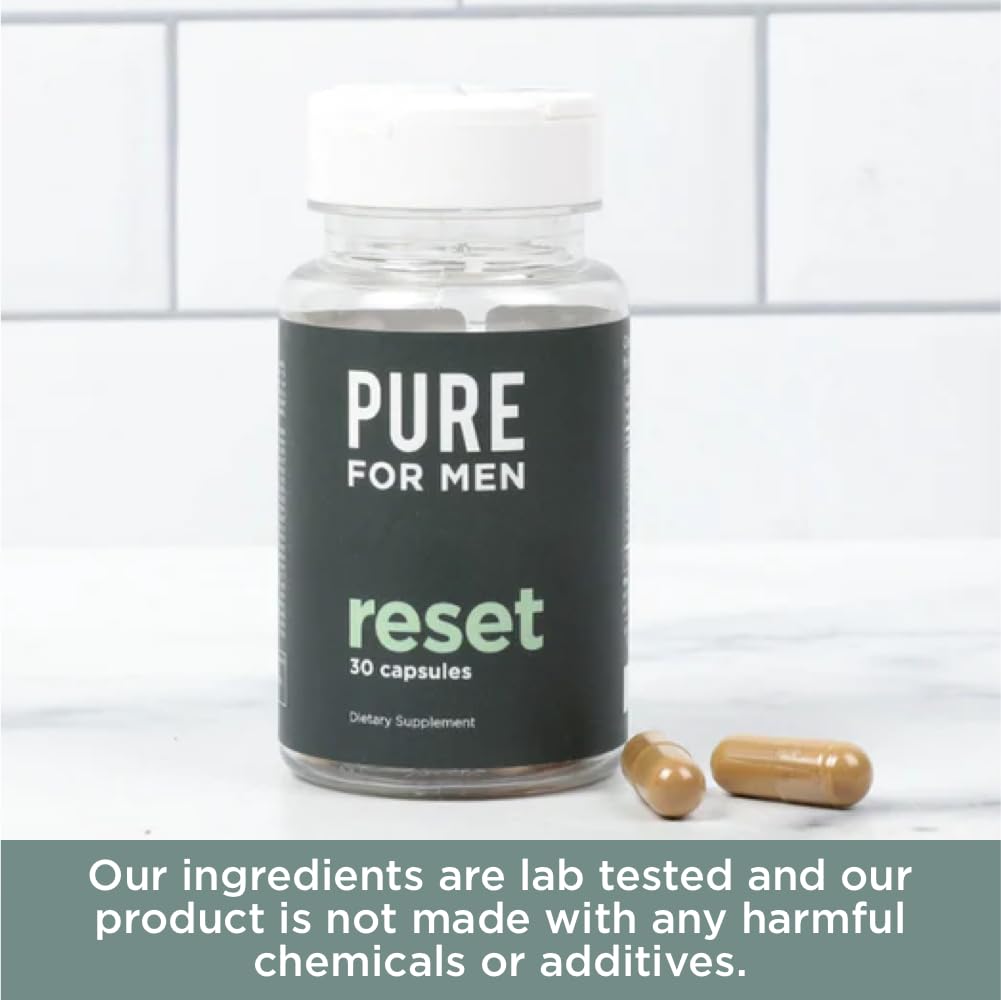 Pure for Men Detox Supplement, Reset | Promotes Digestive & Gut Health Pure for Men uk supplements
