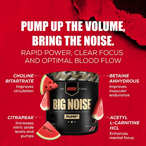 REDCON1 Big Noise Non-Stim Pre Workout Powder - Pump, Muscular Endurance + Focus REDCON1 uk supplements