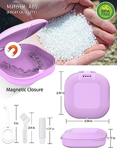 HEMILAB® Retainer Case, Slim Aligner Case with Vent Holes, Compatible with Invisalign HEMILAB uk supplements