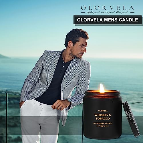 olorvela Scented Candles for Men Candles for Home Scented Candles Gifts for Women and Men 8oz olorvela uk supplements